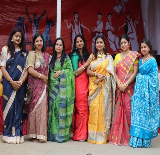 Group photo, Sobha Dream Acres Durgotsav
