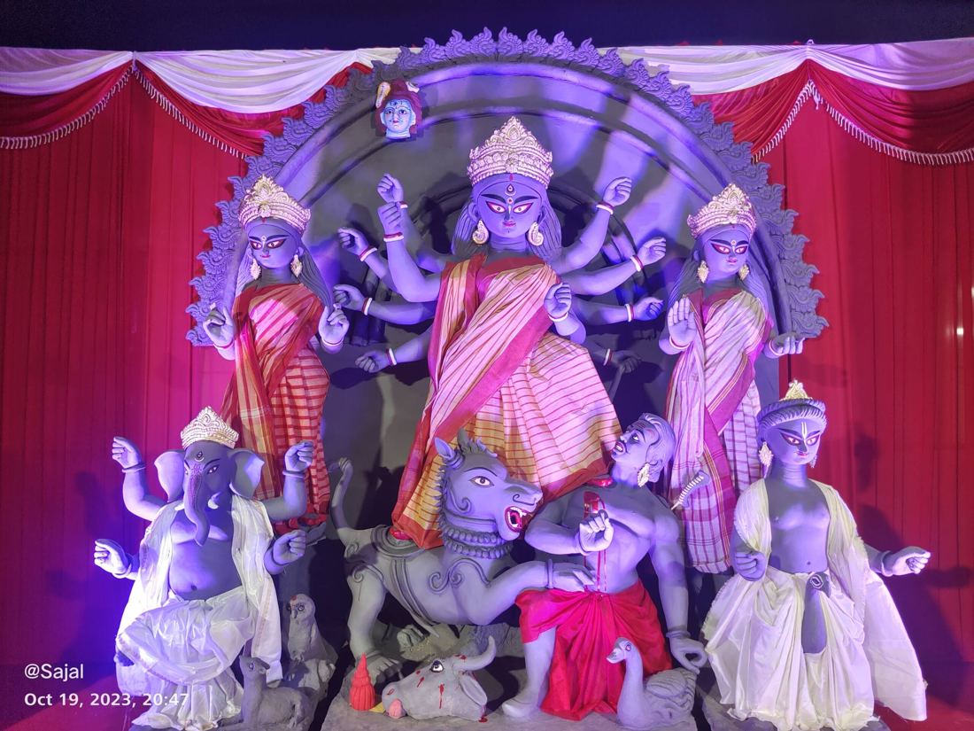 Idol, another view, South East Bengaluru Bengali Association (SEBBA)